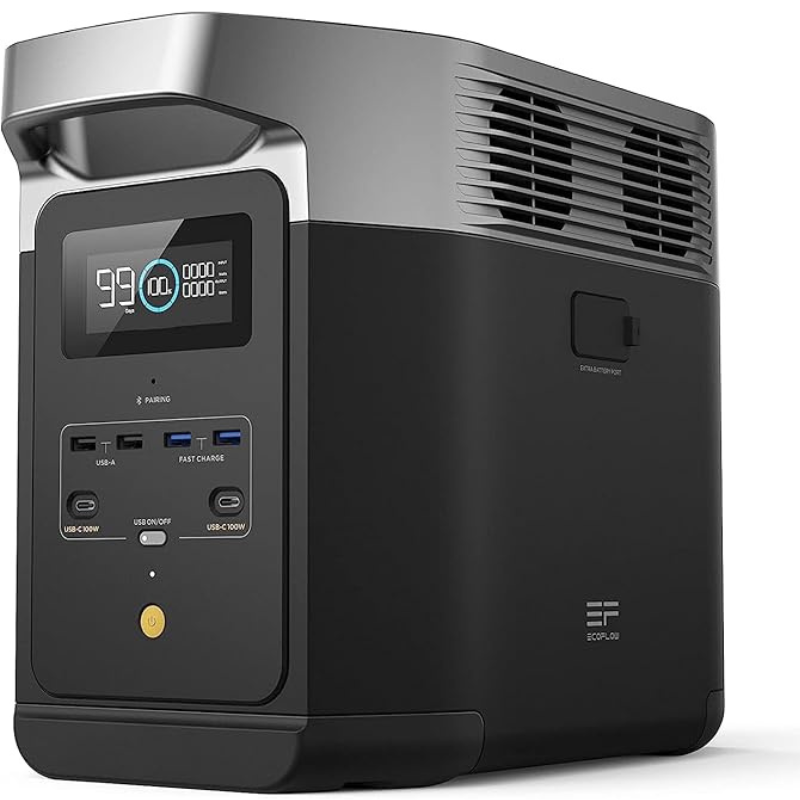 EcoFlow DELTA 2 - Estación de Energía Portátil de 1800W - Disponible en toda Cuba