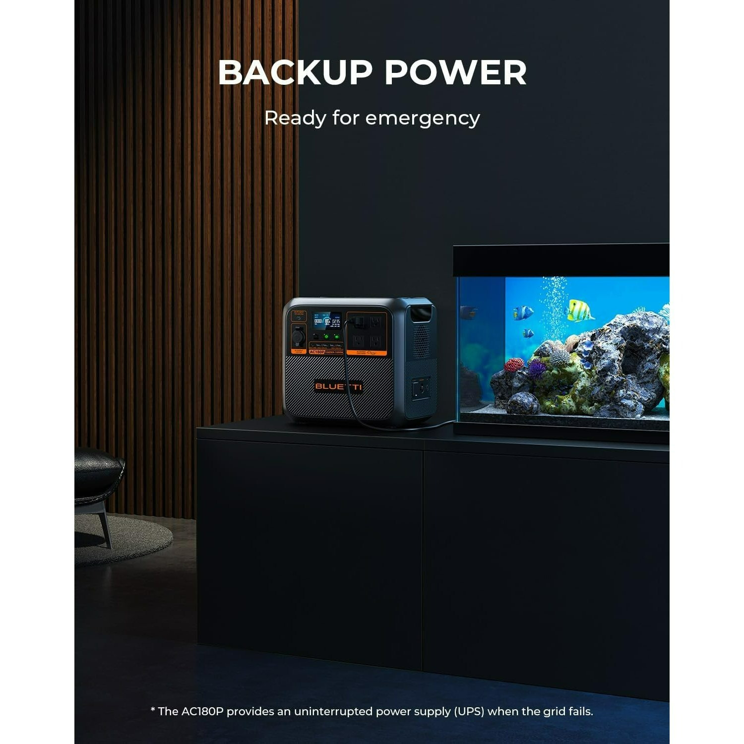 Estación de Energía BLUETTI AC180P – 1440Wh, 1800W de Salida, Recarga Solar Rápida, Ideal para Apagones en Cuba - Imagen 5