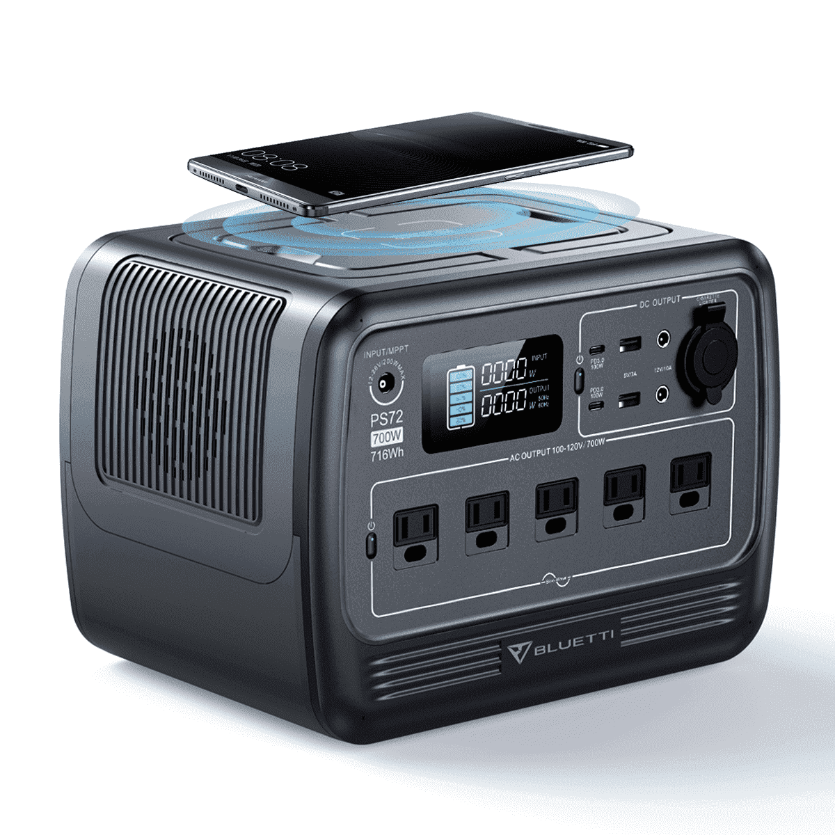 Generador Solar Portátil BLUETTI PS54 – 537Wh, 700W de Salida, Ideal para Camping y Apagones en Cuba - Imagen 14
