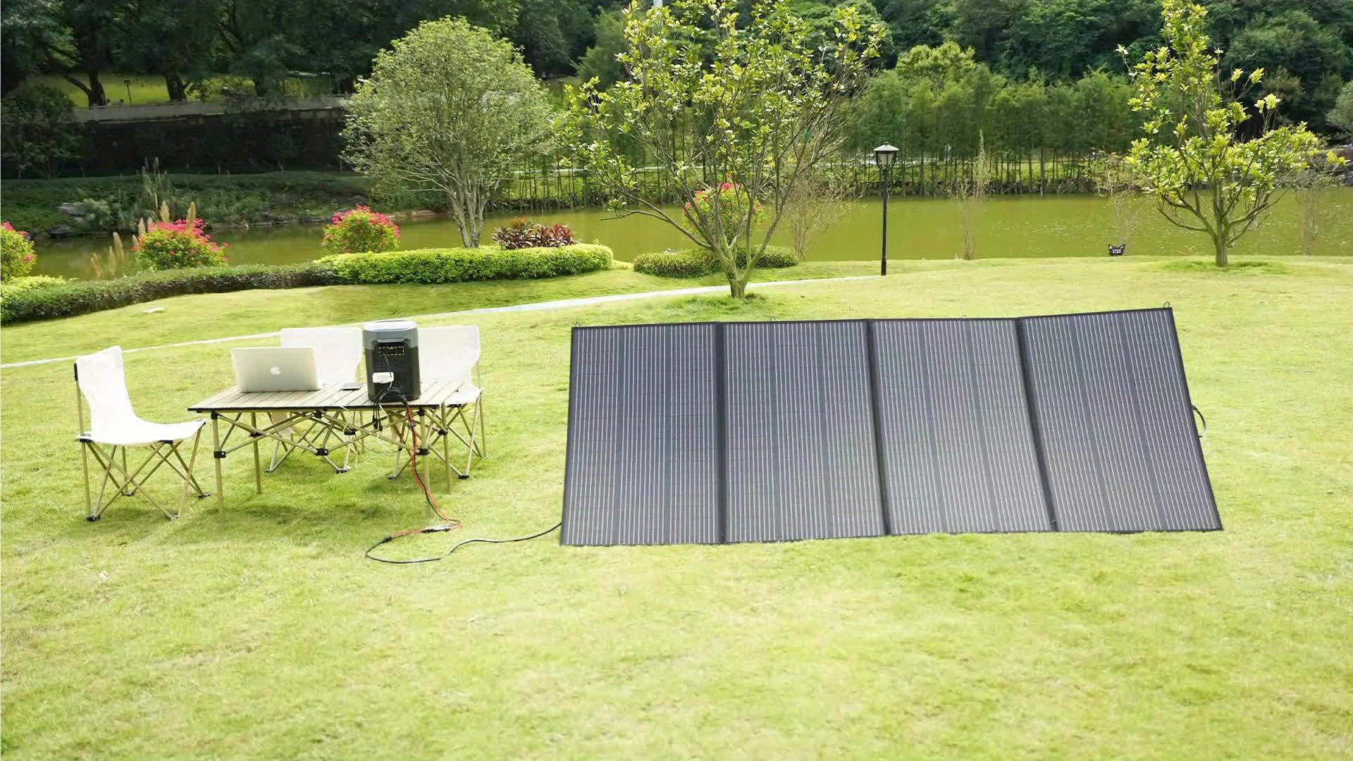 Panel Solar MHPOWOS 400W Plegable – Alta Eficiencia 23.5%, Compatible con Generadores Solares y Controladores MPPT - Imagen 8