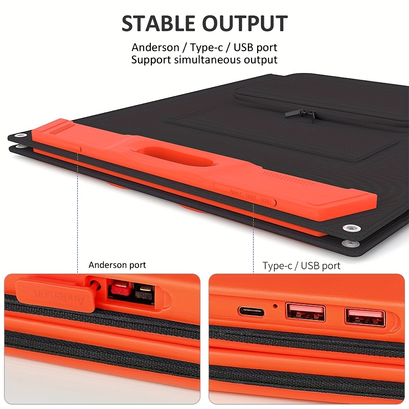 Panel Solar Portátil 300W Plegable – Cargador Solar de Alta Eficiencia para Teléfonos, Laptops y Uso en Apagones en Cuba - Imagen 7