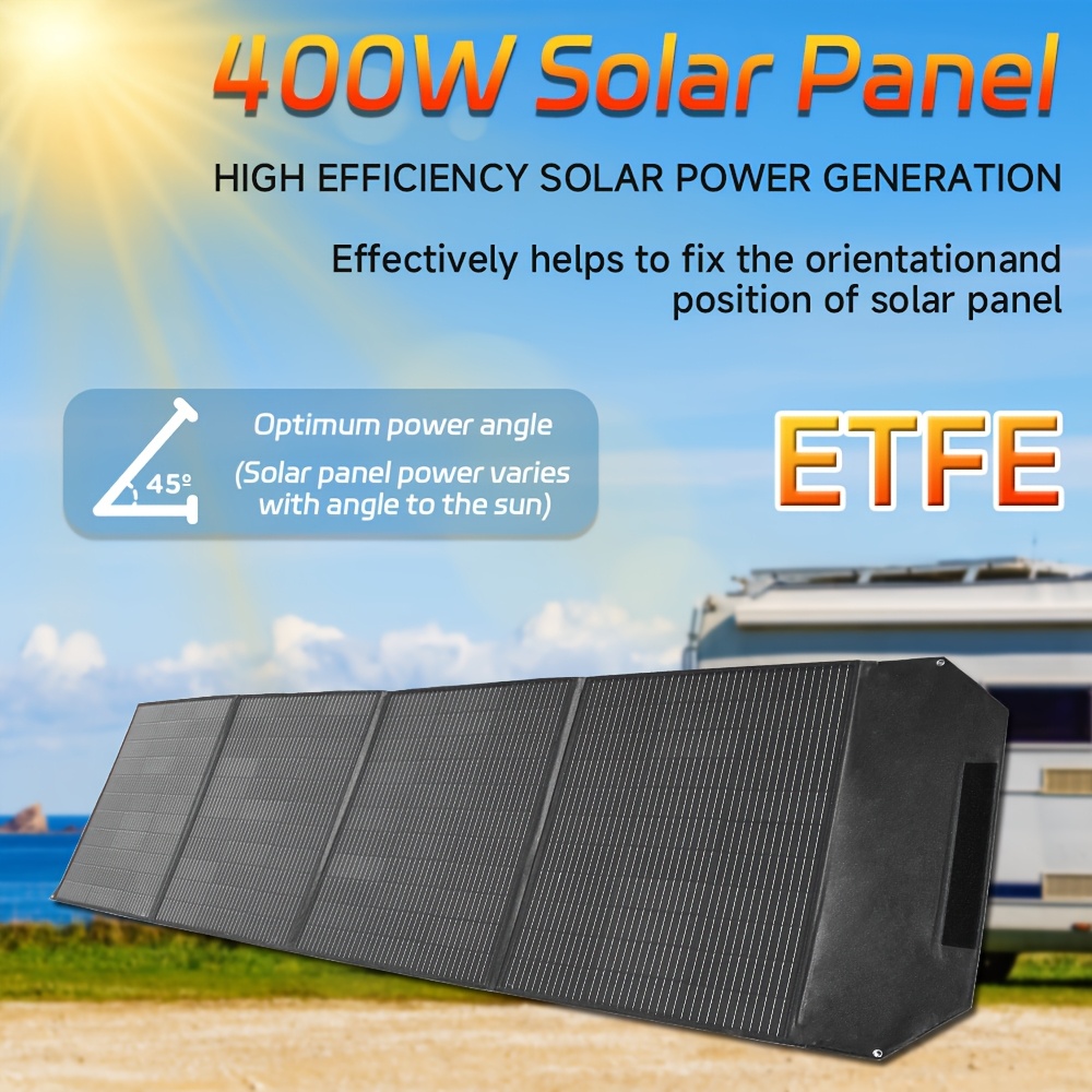 Panel Solar Portátil LVYUAN 120W / 200W – Alta Eficiencia Monocristalina, Plegable, 36V con Conector MC4