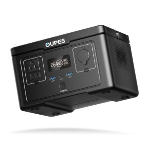 OUPES Exodus 600 – Estación de Energía Portátil 600W, Batería LiFePO4, Recarga Rápida 256Wh para Apagones, Camping o Emergencias